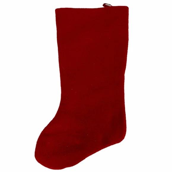 Christmas Stockings of 4 Handmade Stitching Looking Style Sz 8”x17” - Picture 4 of 8